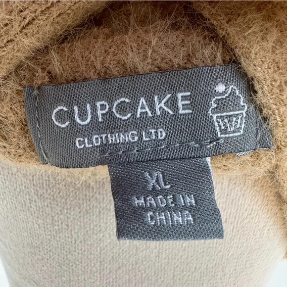 Cupcake Clothing LTD Womens Button up Cardigan Tan XL - Picture 4 of 8